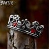 nhẫn vương miệng chrome heart đính đá