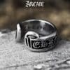 nhẫn chrome heart khắc chữ